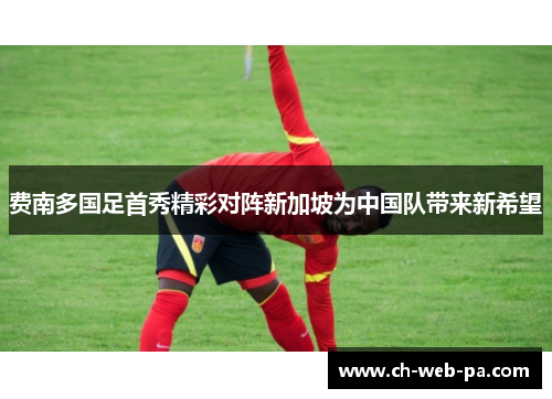 费南多国足首秀精彩对阵新加坡为中国队带来新希望